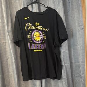 Nike Black Los Angeles Lakers Champions T-Shirt